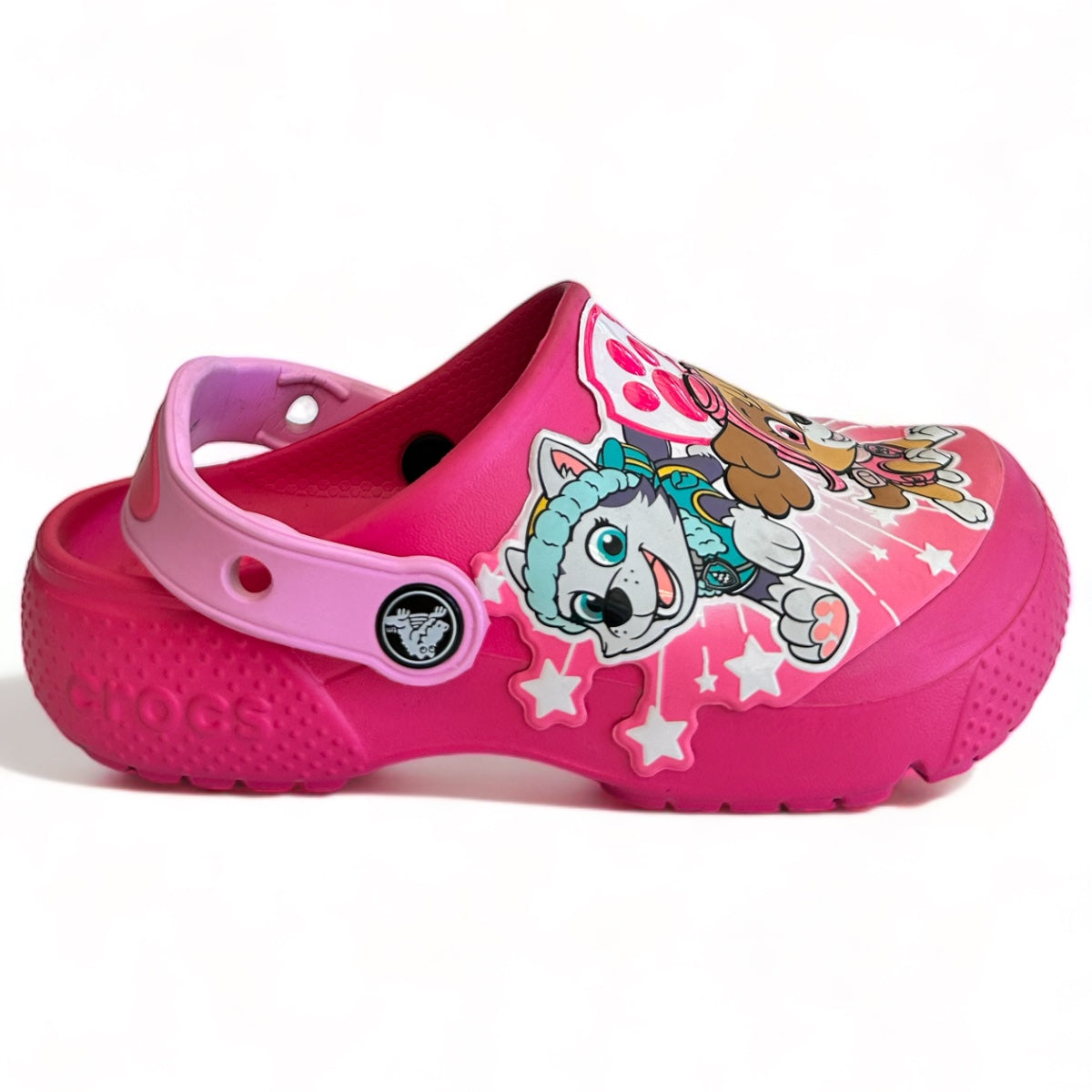 CROCS 205204 6JU VIBRANT PINK FUNLAB PAW PATROL CLOGS PS G