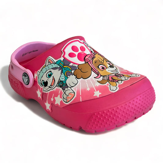 CROCS 205204 6JU VIBRANT PINK FUNLAB PAW PATROL CLOGS PS G